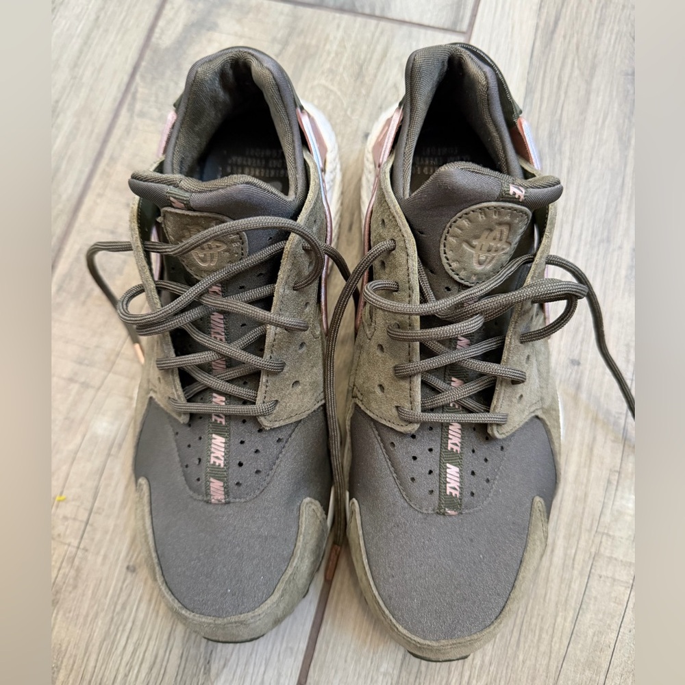 (Women) Nike Air Huarache Run 'Olive Canvas'